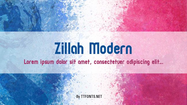 Zillah Modern example